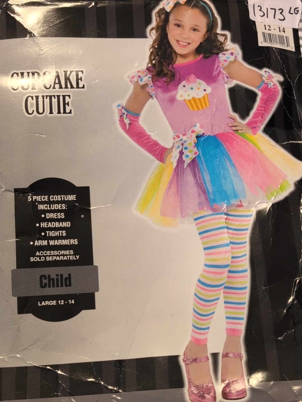 Amscan Cupcake Cutie Kids Costume - Pink, Blue, Yellow, Purple